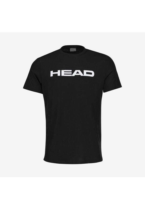 Head - Koszulka z krótkim rękawem dziecięca CLUB BASIC. Kolor: czarny. Materiał: bawełna, jersey, materiał, poliester. Długość rękawa: krótki rękaw. Długość: krótkie