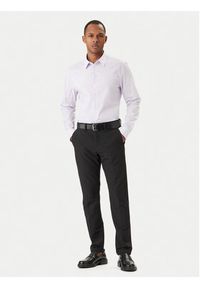 Calvin Klein Koszula LV04LB145G Różowy Slim Fit. Kolor: różowy. Materiał: bawełna #5