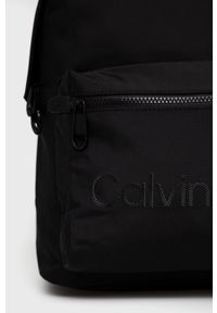 Calvin Klein Plecak męski kolor czarny duży gładki. Kolor: czarny. Wzór: gładki #2