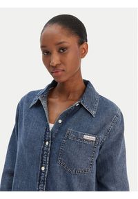 Calvin Klein Jeans Koszula jeansowa LV047E742G Granatowy Regular Fit. Kolor: niebieski. Materiał: bawełna #2