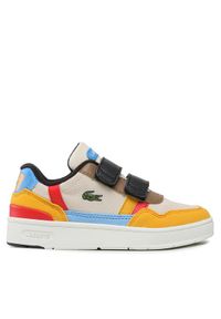 Lacoste Sneakersy T-Clip 222 3 Suc Off 7-44SUC0006HT3 Beżowy. Kolor: beżowy. Materiał: materiał #1