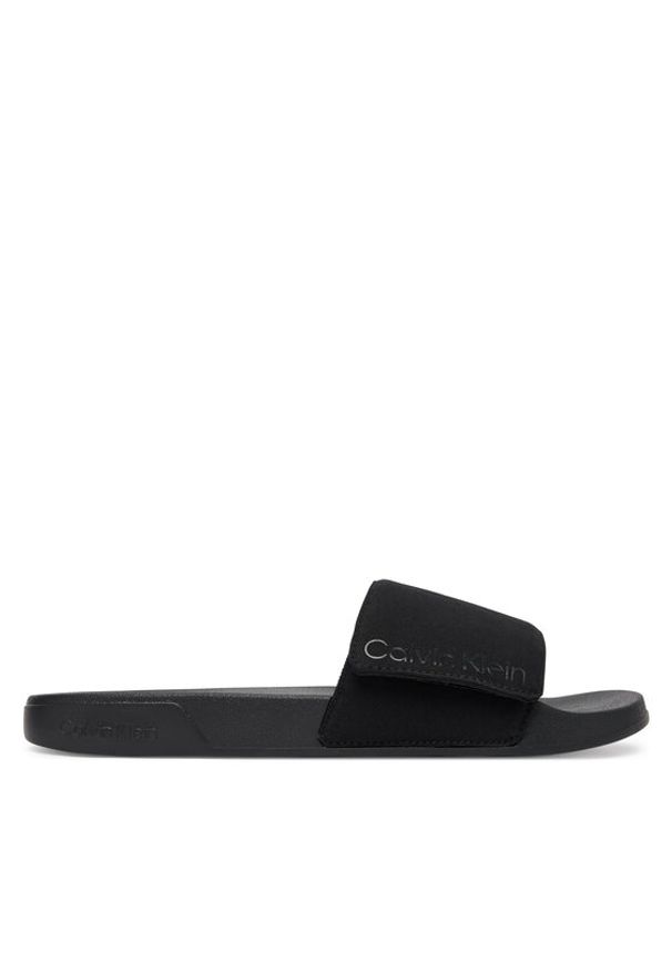 Calvin Klein Klapki Ess Slide Adj Monobrand Cv HM0HM02115 Zielony. Kolor: zielony. Materiał: materiał