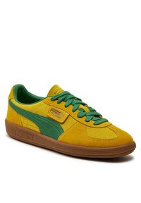 Puma Sneakersy Palermo Pele 396463 12 Żółty. Kolor: żółty. Materiał: skóra, zamsz