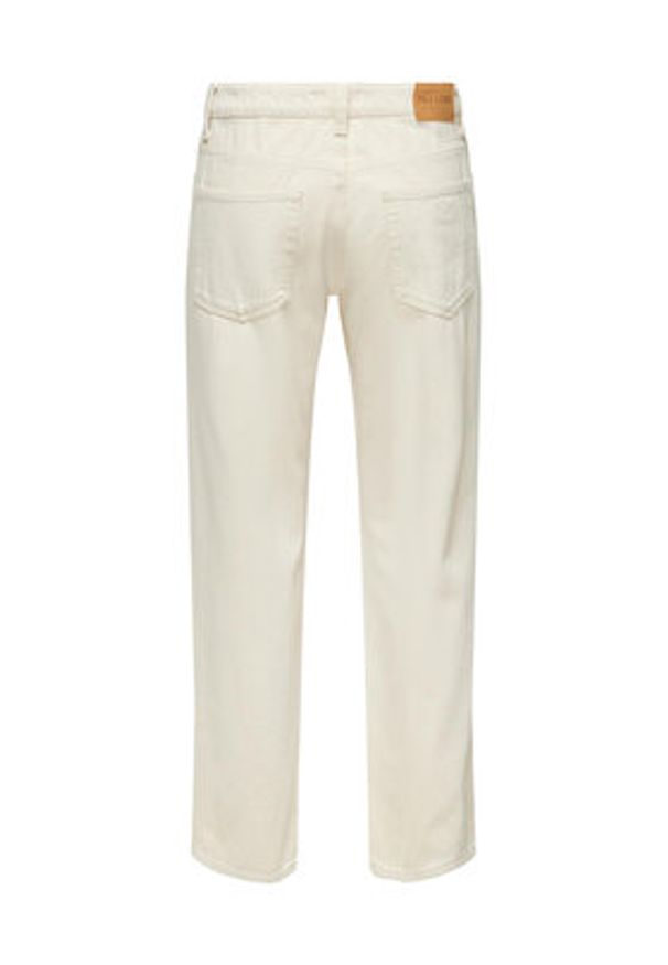 Only & Sons Jeansy 22025917 Biały Loose Fit. Kolor: biały