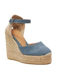 Castañer Espadryle Carol/8Ed/002 021654 Niebieski. Kolor: niebieski. Materiał: materiał #3