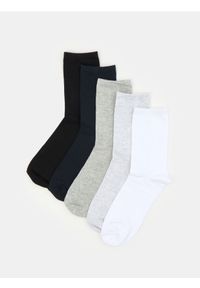 Sinsay - Skarpetki 5 pack - granatowy. Kolor: niebieski #1