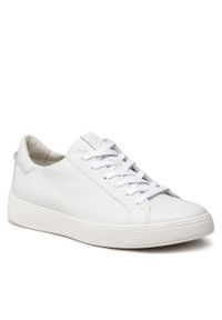 ecco - Sneakersy ECCO Street Tray M 50474401007 White. Kolor: biały. Materiał: skóra. Styl: street #1