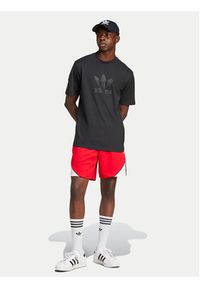 Adidas - adidas T-Shirt Mono IZ2527 Czarny Regular Fit. Kolor: czarny. Materiał: bawełna #5