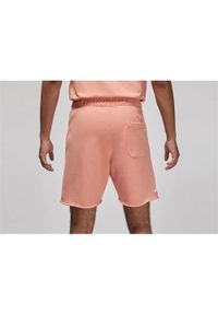 Spodnie sportowe męskie Nike Air Jordan Essentials Fleece. Kolor: różowy. Materiał: syntetyk, bawełna, materiał. Długość: krótkie