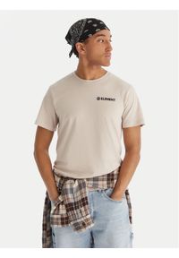 Element T-Shirt Blazin Chest ELYZT00595 Beżowy Regular Fit. Kolor: beżowy. Materiał: bawełna