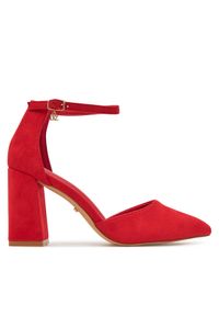 DeeZee Czółenka DF-82616-85-35621 Czerwony. Kolor: czerwony. Materiał: materiał
