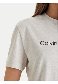 Calvin Klein Jeans T-Shirt LV047C912G Beżowy Regular Fit. Kolor: beżowy. Materiał: bawełna #3