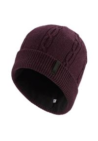 WEDZE - Czapka narciarska dla dorosłych Wedze Torsade 900. Kolor: fioletowy. Materiał: poliester, wełna, materiał, akryl, elastan. Sezon: zima. Styl: sportowy #2