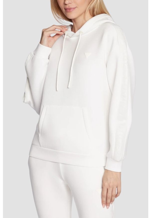 Guess - GUESS Beżowa damska bluza Brenda, Rozmiar M. Kolor: beżowy