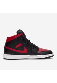 Nike - Buty Sportowe Męskie Air Jordan 1 Mid. Okazja: na co dzień. Kolor: czarny. Model: Nike Air Jordan
