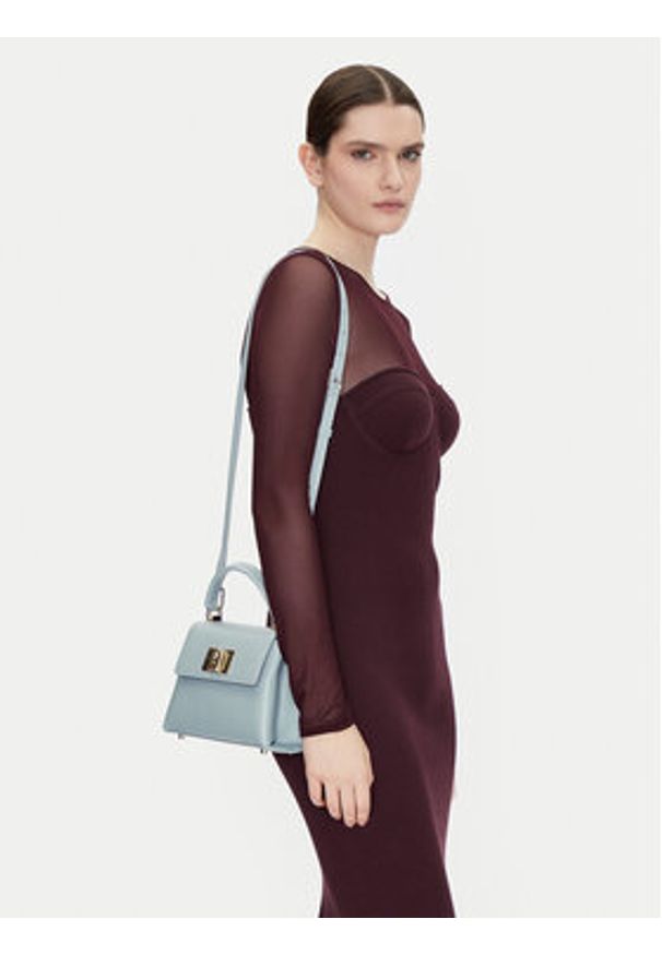 Furla Torebka 1927 WB00109 ARE000 55000 Szary. Kolor: szary. Materiał: skórzane