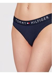 TOMMY HILFIGER - Tommy Hilfiger Figi klasyczne Bikini UW0UW01566 Granatowy. Kolor: niebieski. Materiał: bawełna #5