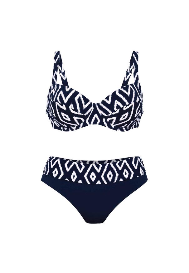ANITA ACTIVE - Zestaw bikini damskie Tribal Monotones. Kolor: niebieski. Materiał: poliamid, elastan