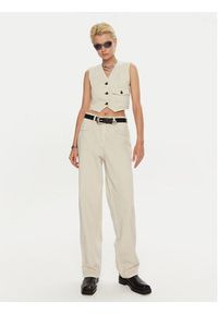 Miss Sixty Jeansy 6L3JJ5240000 Beżowy Boyfriend Fit. Kolor: beżowy