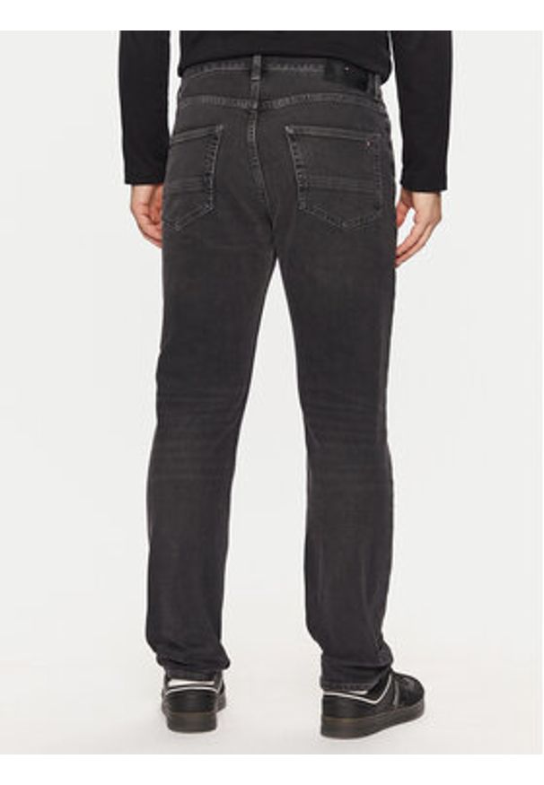 TOMMY HILFIGER - Tommy Hilfiger Jeansy Denton MW0MW37812 Czarny Straight Fit. Kolor: czarny