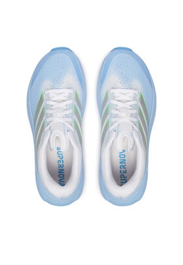 Adidas - adidas Buty do biegania Supernova Rise 3 JR1613 Błękitny. Kolor: niebieski. Materiał: materiał
