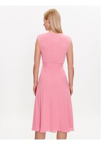 Lauren Ralph Lauren Sukienka koktajlowa 250889253005 Różowy Regular Fit. Kolor: różowy. Styl: wizytowy #2