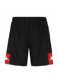 Szorty Kappa Daggo. Kolor: czarny, czerwony, wielokolorowy. Materiał: materiał, poliester. Sport: fitness