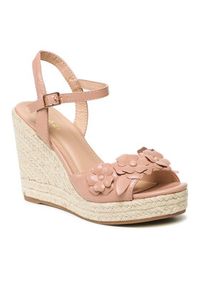 QUAZI Espadryle TS5307-01 Beżowy. Kolor: beżowy. Materiał: skóra #6