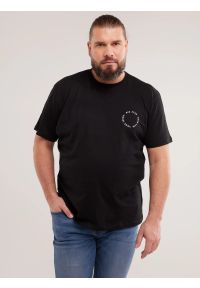 Big-Star - Koszulka męska z niewielkim nadrukiem na piersi czarna Orpion 906. Okazja: na co dzień. Kolor: czarny. Materiał: dzianina, jeans. Wzór: nadruk. Styl: casual #5