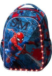 Patio Plecak szkolny Joy S Led Spiderman (B47304). Wzór: motyw z bajki