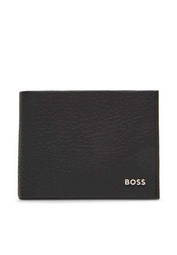 BOSS Duży Portfel Męski New Crosstown 50548805 10242583 01 Czarny. Kolor: czarny. Materiał: skóra