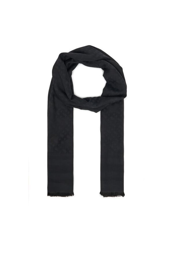 Szal BOSS. Kolor: czarny