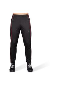 GORILLA WEAR - Spodnie fitness męskie Gorilla Wear Branson Pants. Kolor: czarny, czerwony, wielokolorowy. Materiał: mesh, tkanina. Sport: fitness