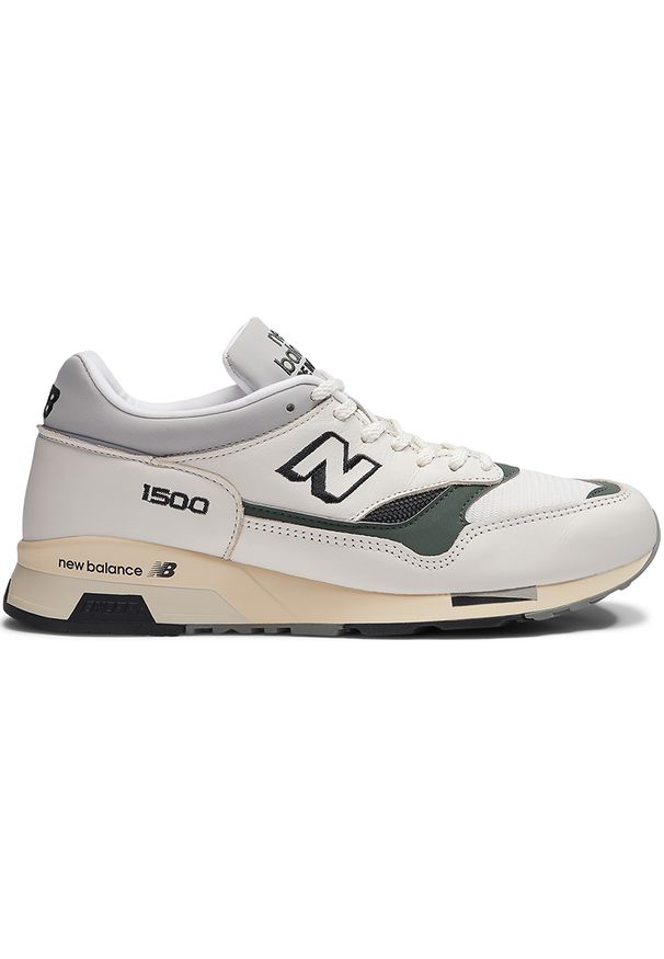 Buty unisex New Balance U1500WHG – białe. Okazja: na urodziny. Kolor: biały. Materiał: skóra. Szerokość cholewki: normalna. Sezon: lato