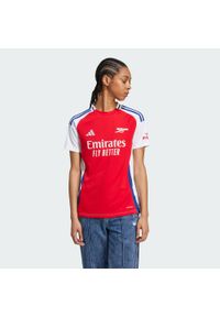 Adidas - Koszulka Arsenal 24/25 Home. Kolor: czerwony, biały, wielokolorowy. Materiał: materiał. Sport: piłka nożna