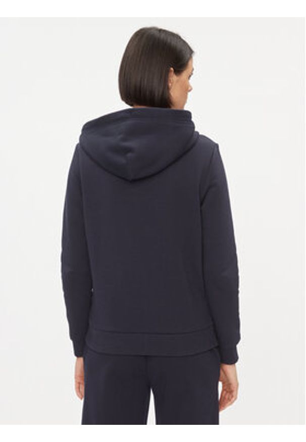 GANT - Gant Bluza Reg Tonal Shield Zip Hoodie 4200671 Granatowy Regular Fit. Kolor: niebieski. Materiał: bawełna