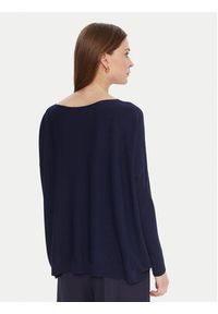 Kontatto Sweter 3M0802C Granatowy Relaxed Fit. Kolor: niebieski. Materiał: syntetyk #5