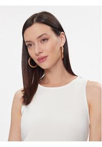 Max Mara Leisure Sukienka codzienna Baccano 2416621027 Biały Regular Fit. Okazja: na co dzień. Kolor: biały. Materiał: syntetyk. Typ sukienki: proste. Styl: casual #4