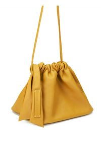 Kazar - Żółta torebka damska kazar x kasia. Kolor: żółty. Materiał: skórzane. Styl: elegancki #2