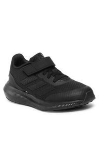 Adidas - adidas Sneakersy Runfalcon 3.0 Sport Running Elastic Lace Top Strap Shoes HP5869 Czarny. Kolor: czarny. Materiał: mesh, materiał. Sport: bieganie