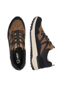 Rieker Sneakersy U0104-20 Brązowy. Kolor: brązowy. Materiał: zamsz, skóra #3