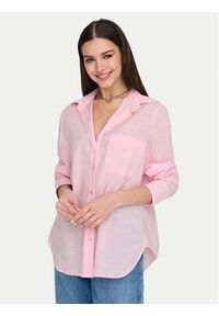 only - ONLY Koszula Salina 15335255 Różowy Regular Fit. Kolor: różowy. Materiał: bawełna #4