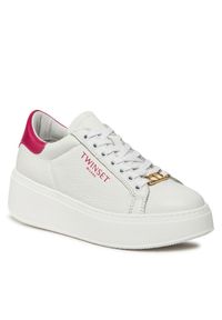 TwinSet - Sneakersy TWINSET. Kolor: biały