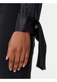 Elisabetta Franchi Body CB-007-57E2-V490 Czarny Regular Fit. Kolor: czarny. Materiał: jedwab #4