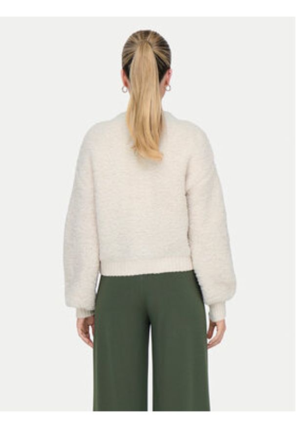 JDY Kardigan Eira 15337012 Beżowy Regular Fit. Kolor: beżowy. Materiał: syntetyk