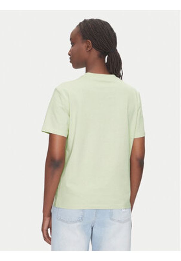 Calvin Klein Jeans T-Shirt Hero LV047B865G Beżowy Regular Fit. Kolor: beżowy. Materiał: bawełna