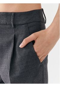 Weekend Max Mara Spodnie materiałowe Freccia 23513611 Szary Slim Fit. Kolor: szary. Materiał: wełna, materiał
