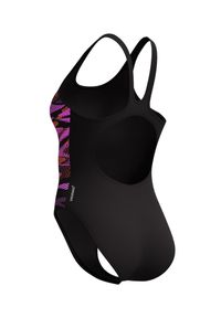 Strój pływacki jednoczęściowy damski Speedo HyperBoom Placement Muscleback. Kolor: wielokolorowy, pomarańczowy, czarny
