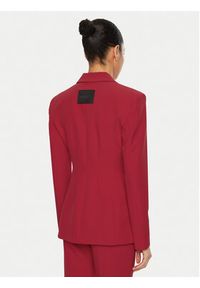Hugo - HUGO Marynarka Asmalla-1 50533901 Czerwony Slim Fit. Kolor: czerwony. Materiał: syntetyk #5