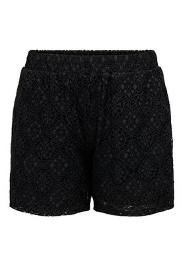JDY Szorty materiałowe Eva 15351501 Czarny Loose Fit. Kolor: czarny. Materiał: syntetyk